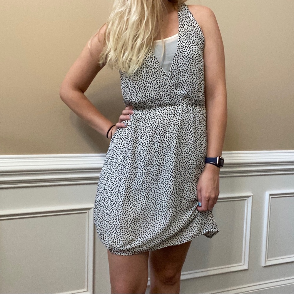 Black and white dress